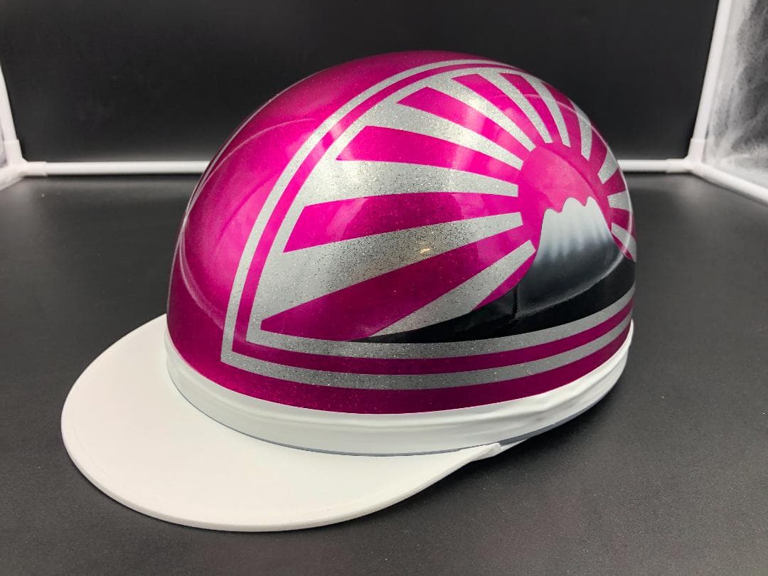 コルク半 カスタム 富士日章 三つボタン キャンディピンク ラメ 高級