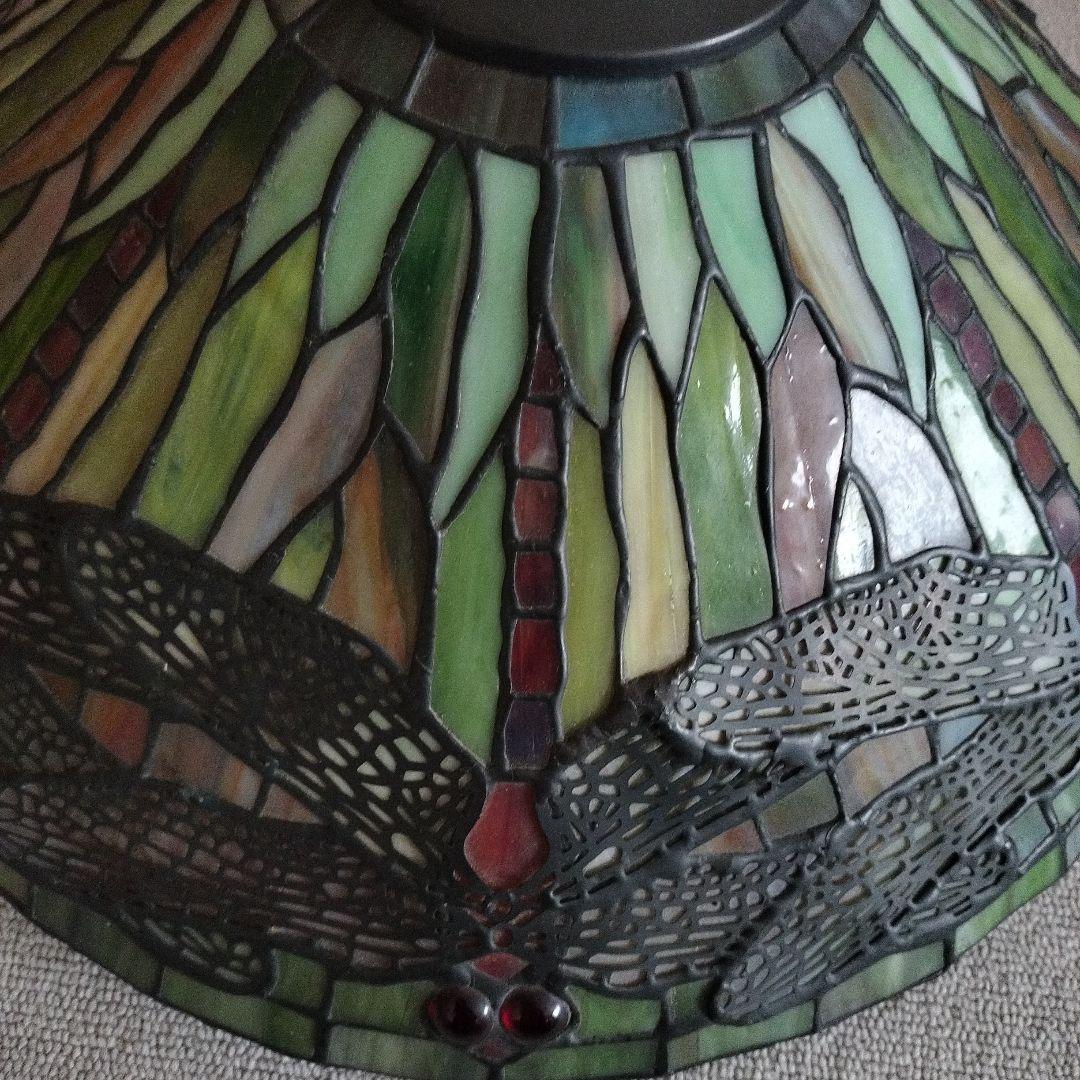 ステンドグラスライト アンティーク レトロ 昭和 ランプ ドラゴン