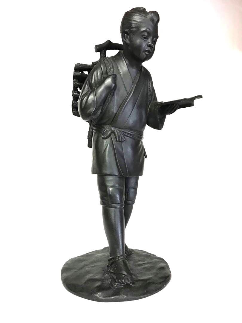 銅製:二宮金次郎像 - メルカリ