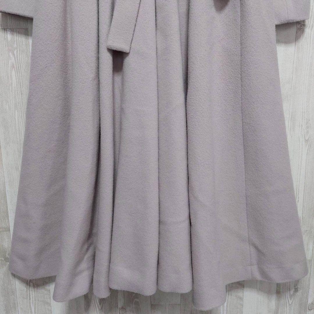 ジルバイジルスチュアート ロングコート M ピンク くすみ フォックスファー