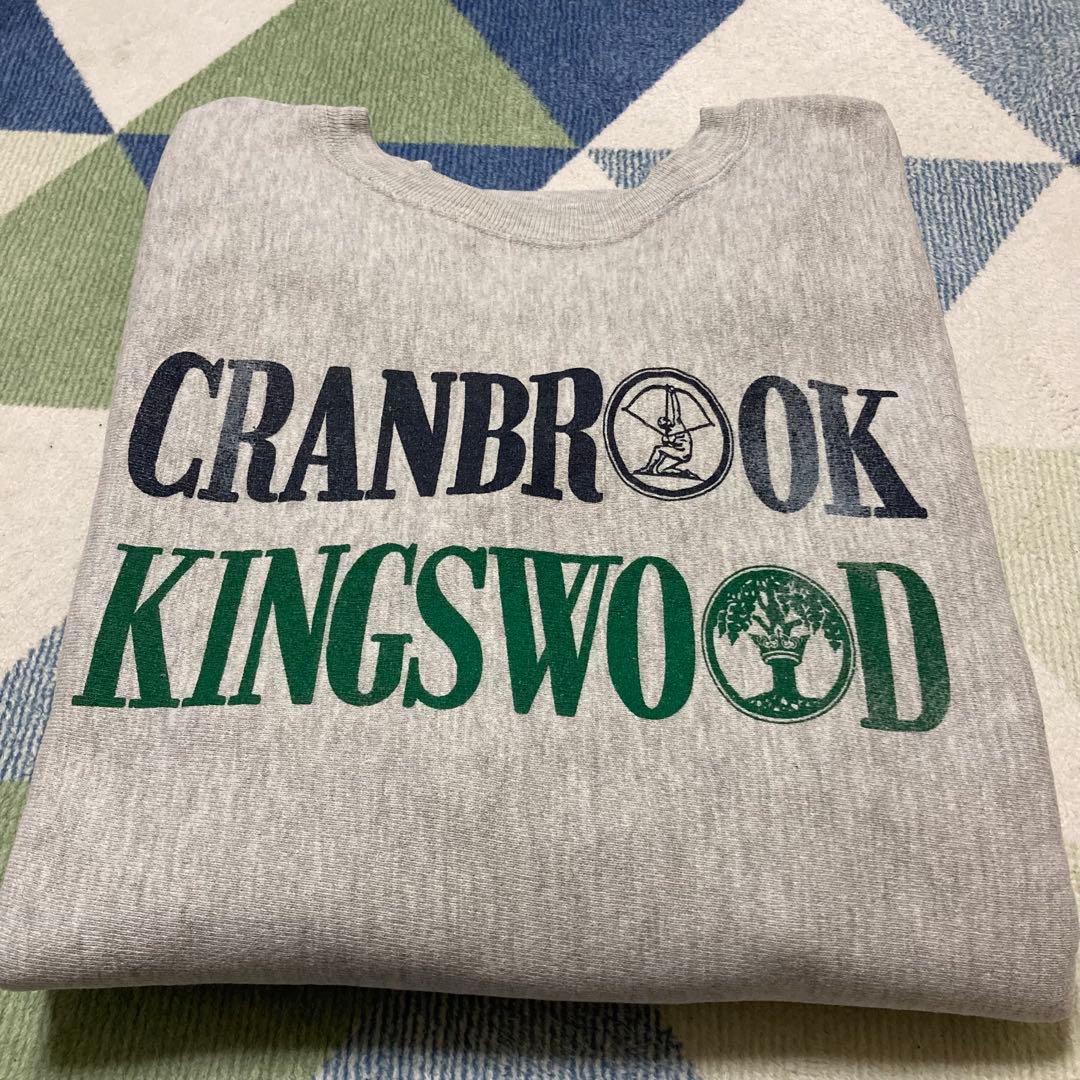 90s Champion染み込みプリント リバースウィーブ刺繍タグXL USA製