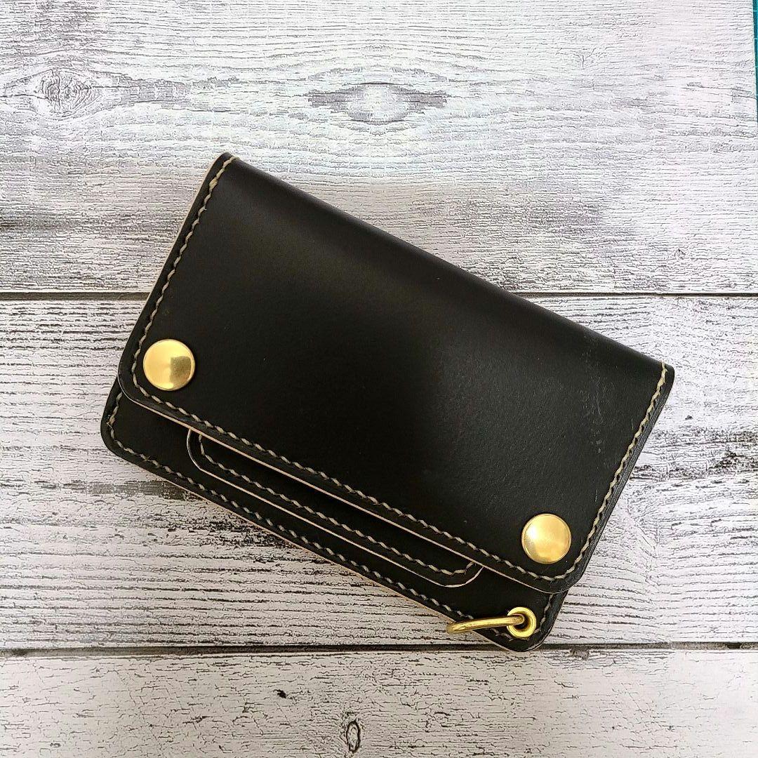 トラッカーウォレット ミドル【MW茶芯丘染め】ver - メルカリ