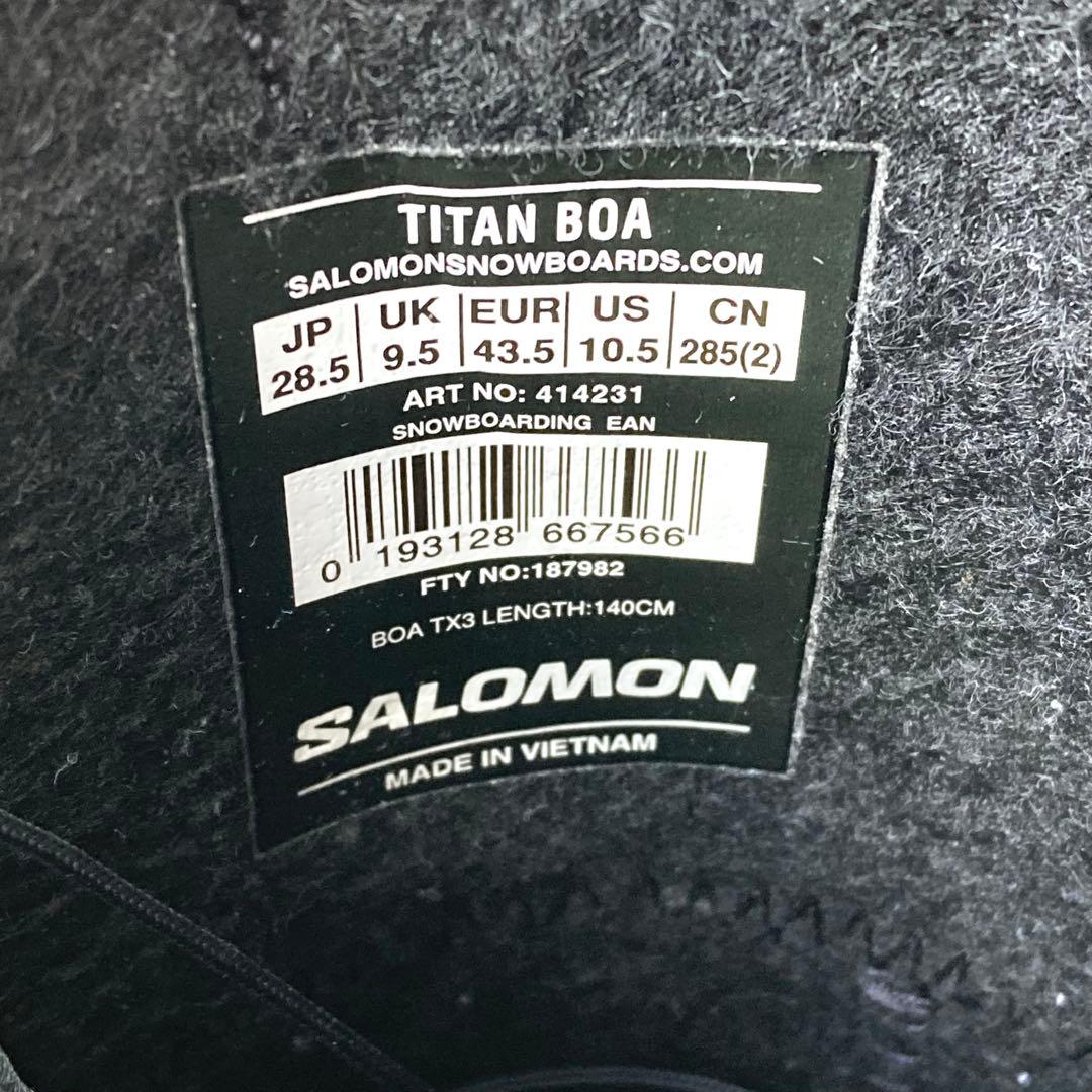 SALOMON サロモン TITAN BOA スノーボードブーツ 28.5cm