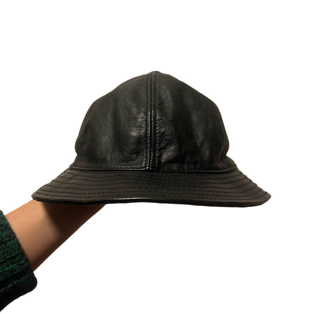 USA製 NEW YORK HAT leather bucket hat USA製 NEW YORK HAT leather bucket hat
