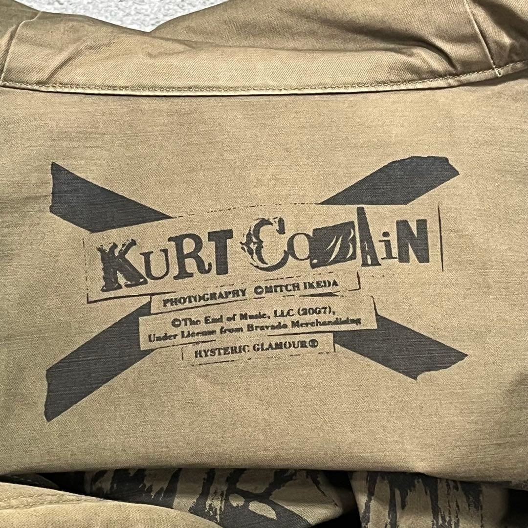 966 HGカートコバーンフォト×パッチ満載グランジM51ミリタリー