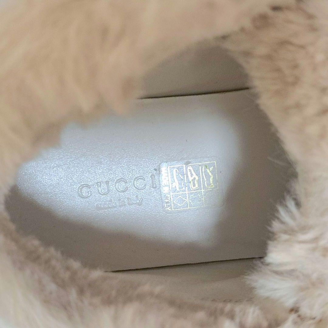グッチ GUCCI ファートリム ハイカット スニーカー - メルカリ