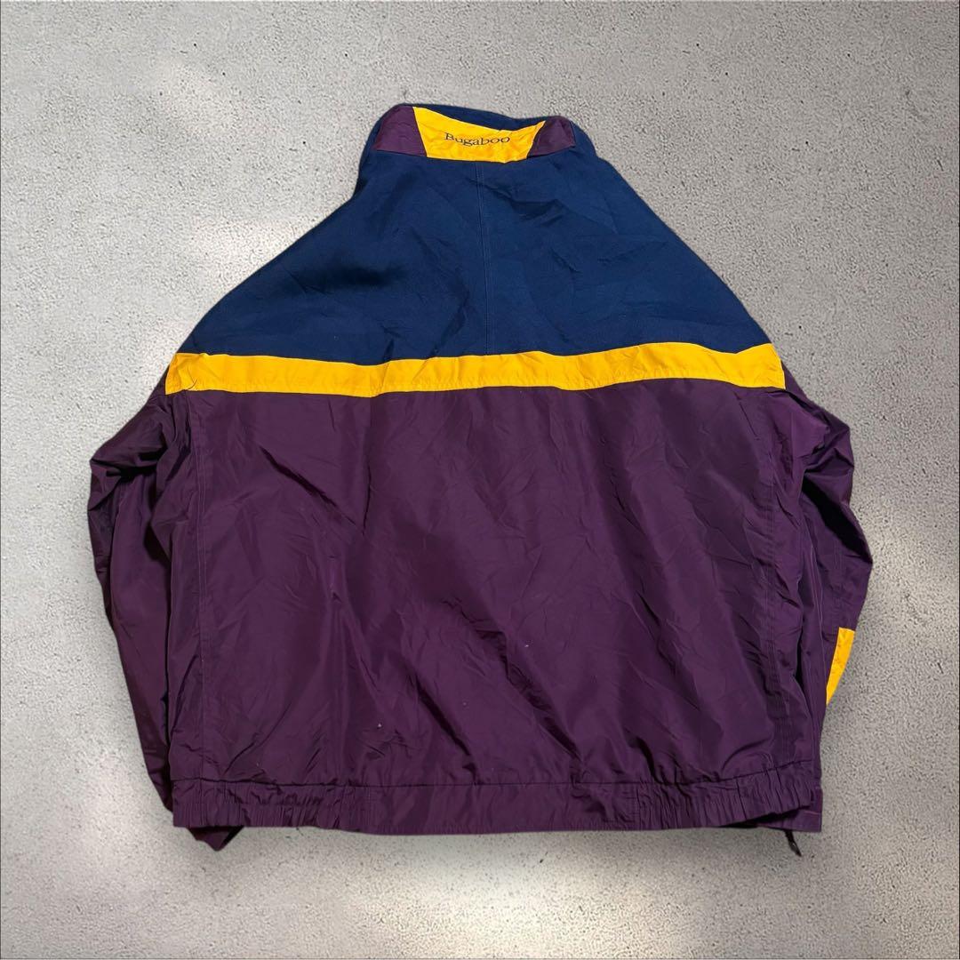 I53】90s ColumbiaナイロンジャケットXLクレイジーカラー