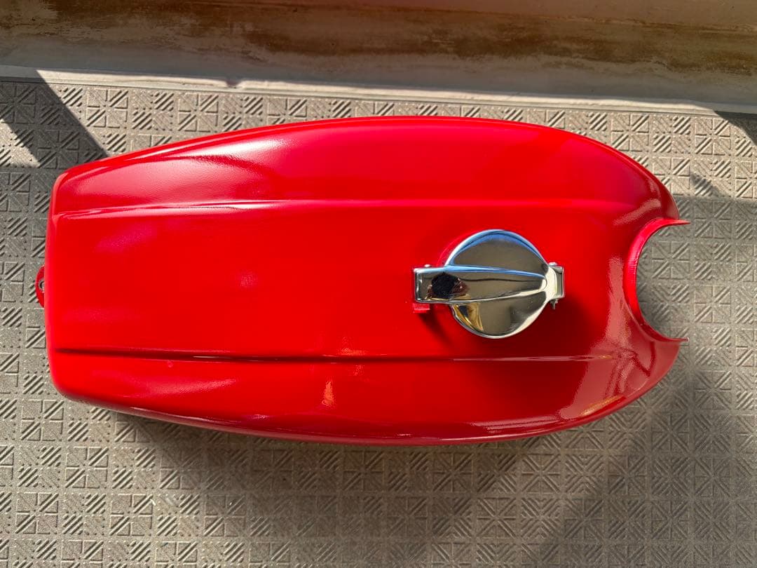 CB400Fタンク リプロ ヨンフォアタンク リプロ 純正タンクキャップ付