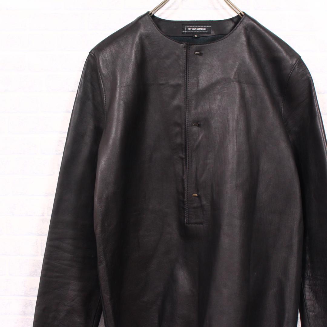 ripvanwinkle レザー プルオーバージャケット リップヴァンウィンクル