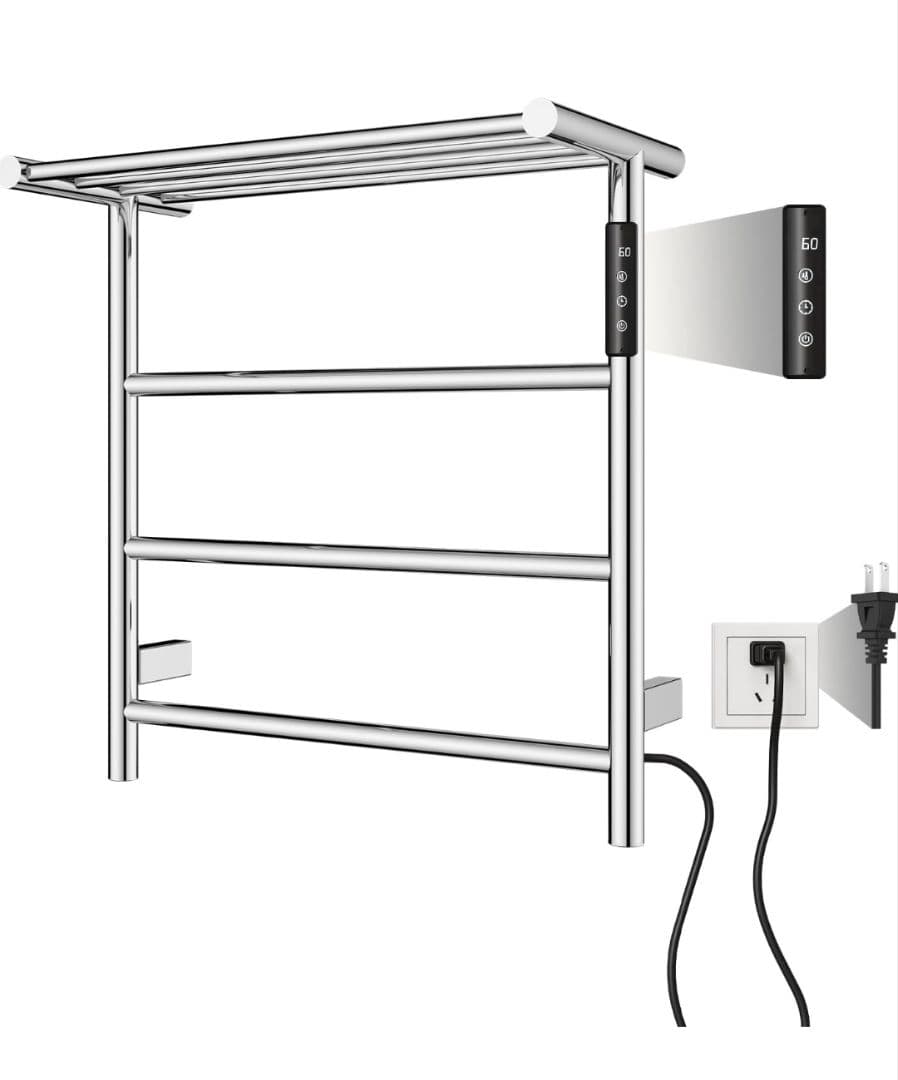 Sunrosa タオルウォーマー ステンレス 壁掛け式 ヒーター Amazon.co.jp: Sunrosa タオルウォーマー ステンレス 壁掛け式