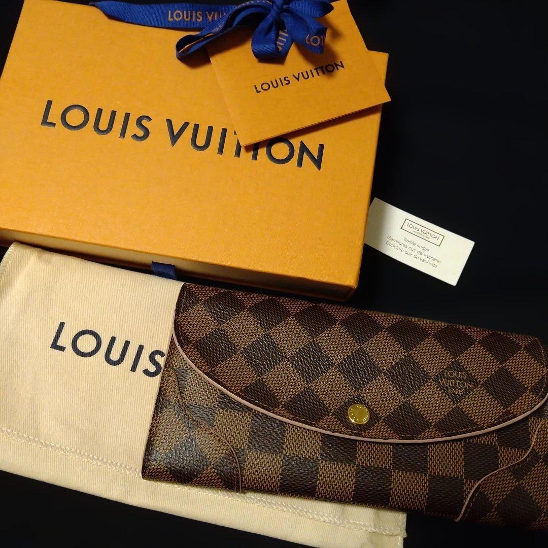 美品】LOUIS VUITTON ダミエポルトフォイユカイサ・ローズバレリーヌ