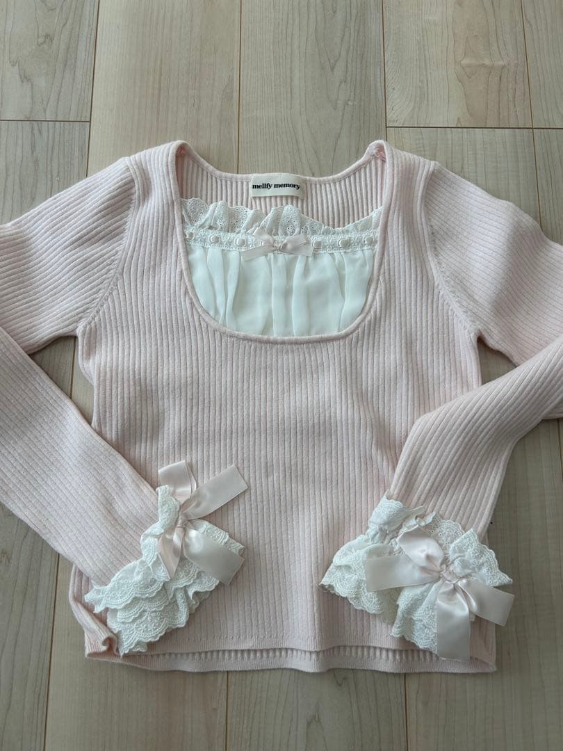 mellfy memory 愛しのlace frill cuffsトップス 愛しのlace frill cuffsトップス – mellfy memory