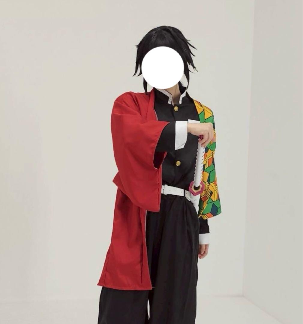 冨岡義勇 コスプレ 衣装 ウィッグ 刀 鬼滅の刃 風 冨岡義勇 コスプレ子供用成人用衣装 ウィッグ 靴 刀 鞘