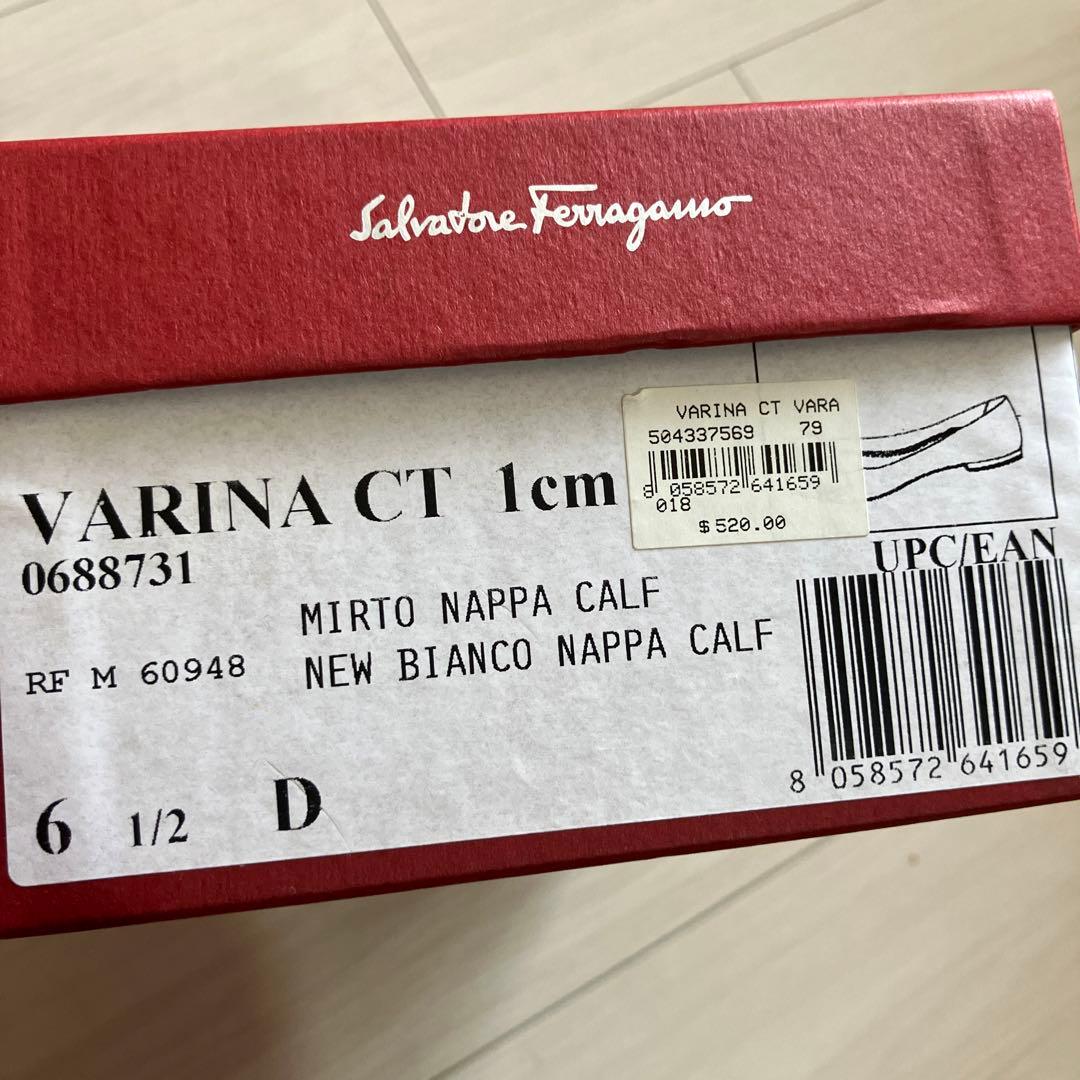 美品2度着　フェラガモ　ピンクバレーシューズ　6 (23.0cm〜23.5cm)