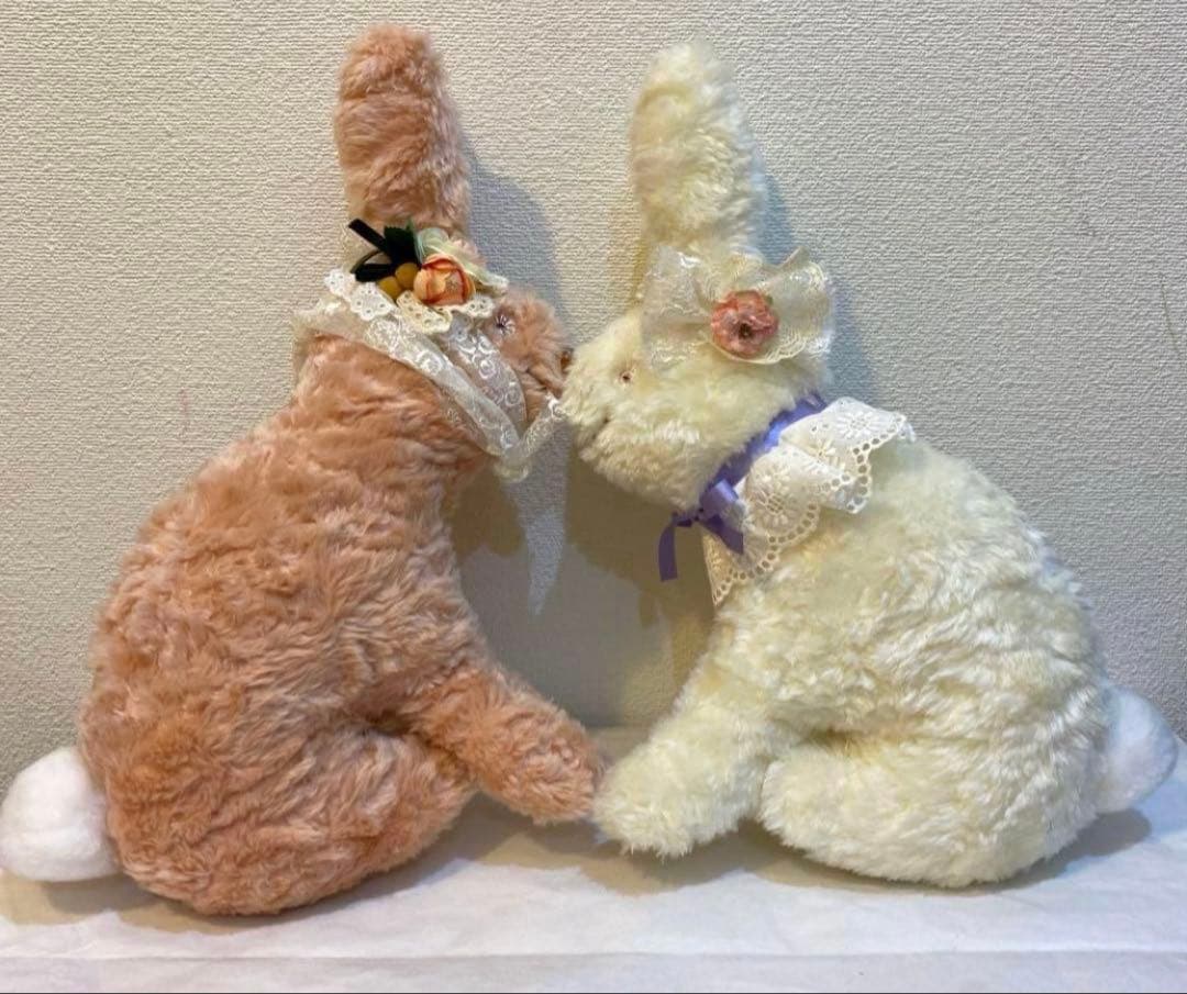 創作人形とフェルト犬のセット(高さ29cm)