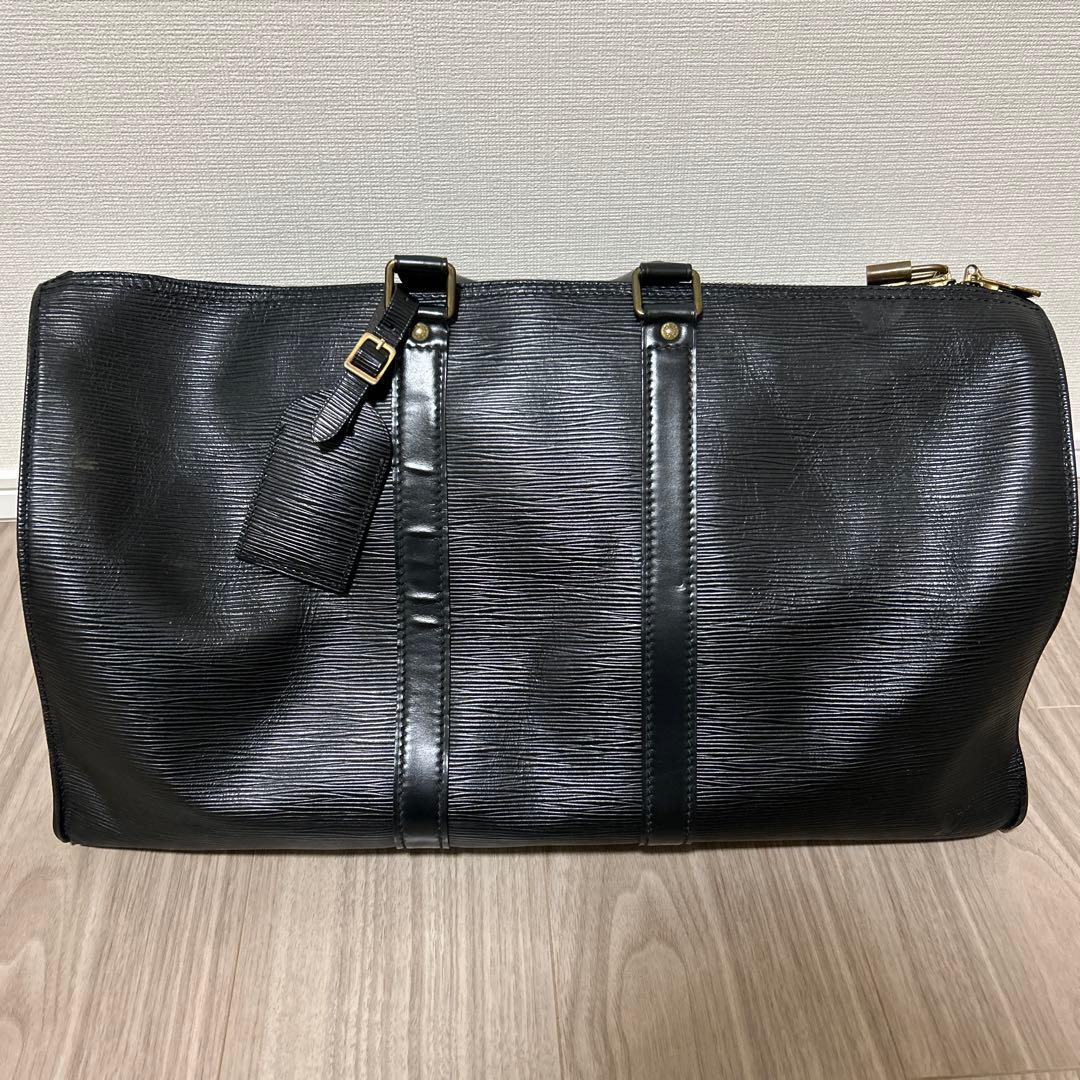 美品LouisVuittonルイヴィトン キーポル ボストンバッグ エピ黒 - メルカリ
