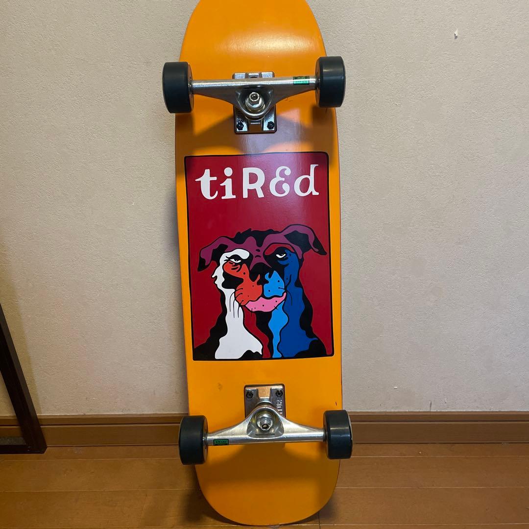 美品 Tired Skateboardスケートボード クルーザー コンプリート 倉庫一掃大SALE] サーフボード クルーザー コンプリートデッキ 30
