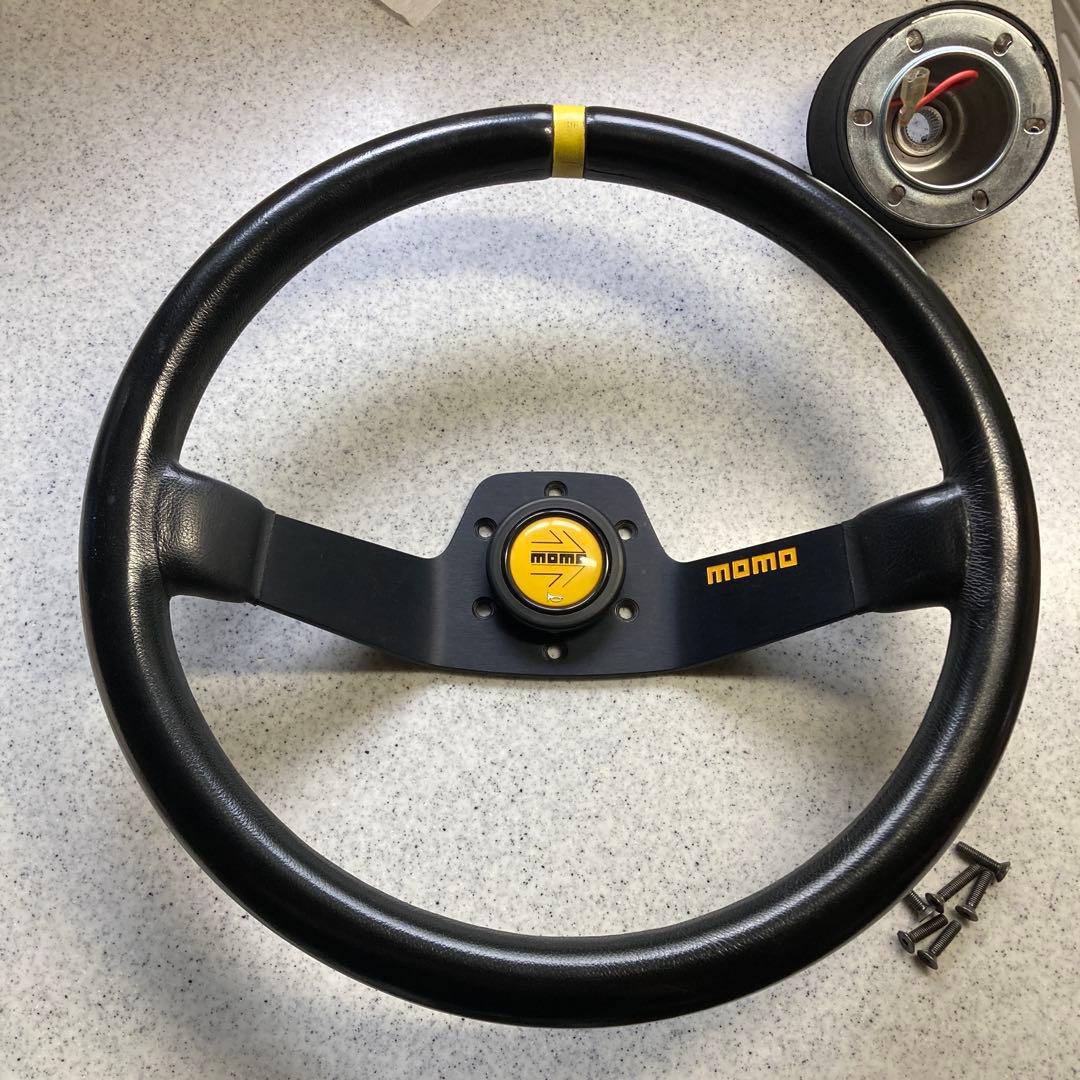 値下げ モモステアリング MOMOハンドル 希少 - メルカリ