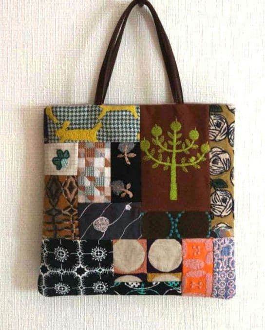 ミナペルホネン パッチワーク☓パッチワーク ミニトートバッグ - メルカリ