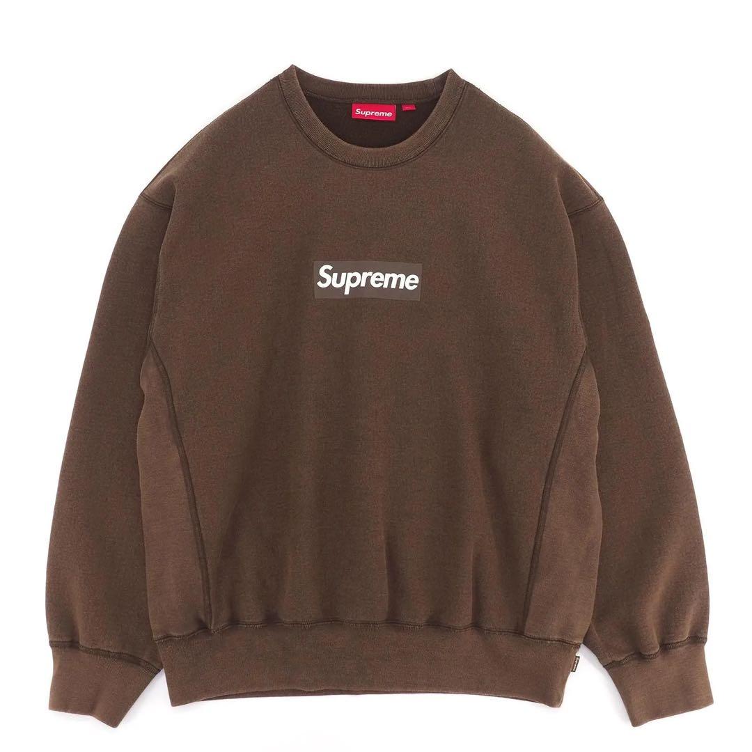 トップス Supreme Washed Box Logo Crewneck small Supreme Washed Box Logo Crewneck 