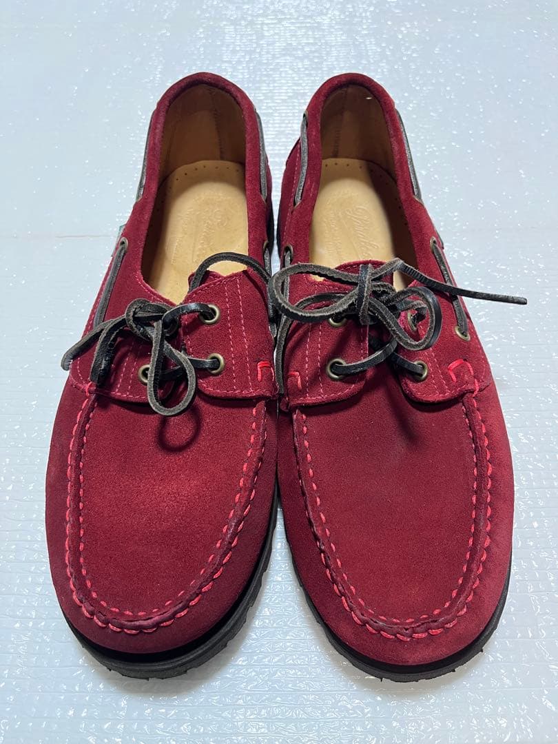 【美品】パラブーツ BEAMS MALO マロ デッキシューズ モカシン Paraboot パラブーツ PARABOOT マロ モカシン デッキシューズ メンズ