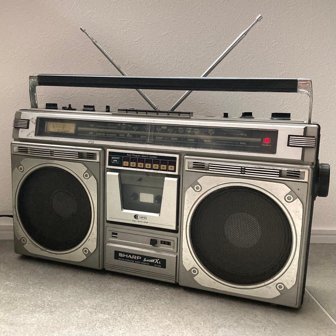 SHARP ラジカセ SEARCHER-XL GF-204 昭和レトロ - メルカリ