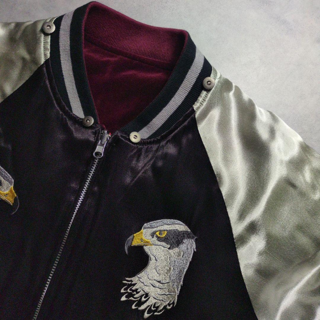 00s PPFM サテン 別珍 リバーシブル 刺繍 スカジャン - メルカリ