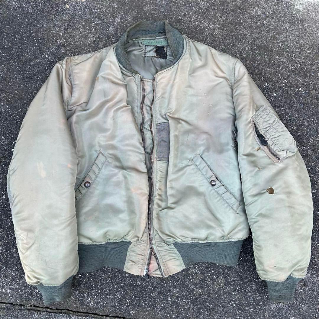 50s ma1 黒タグ - メルカリ