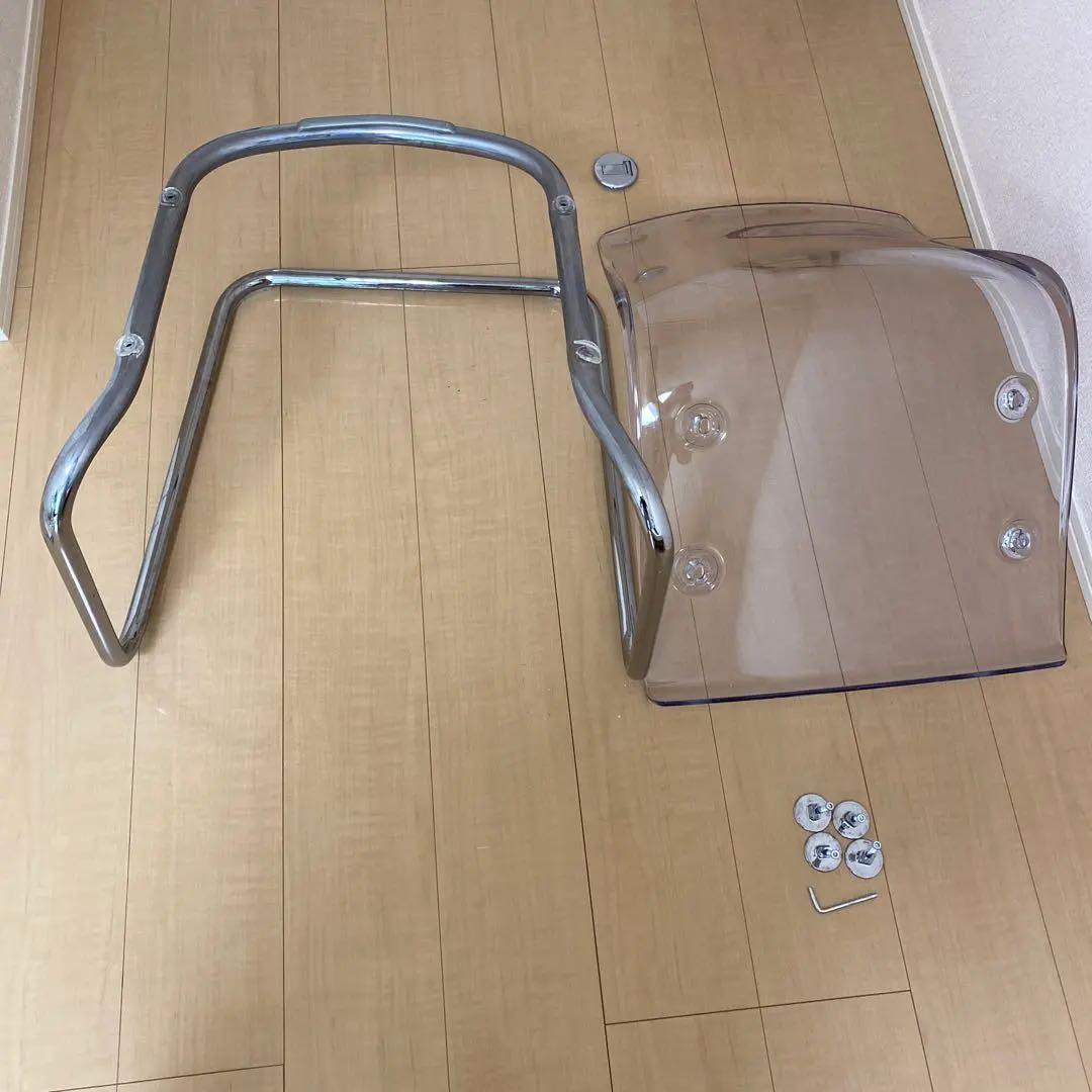 IKEAトービアス ダイニングチェア 椅子 クリアTOBIAS 透明 クリア