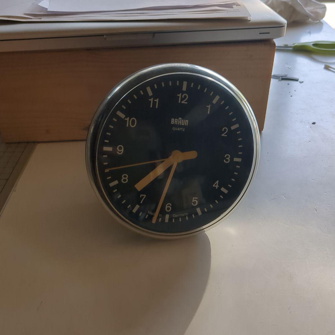 ブラウン ヴィンテージ 掛時計 動作品 ディーター・ラムス ドイツ製