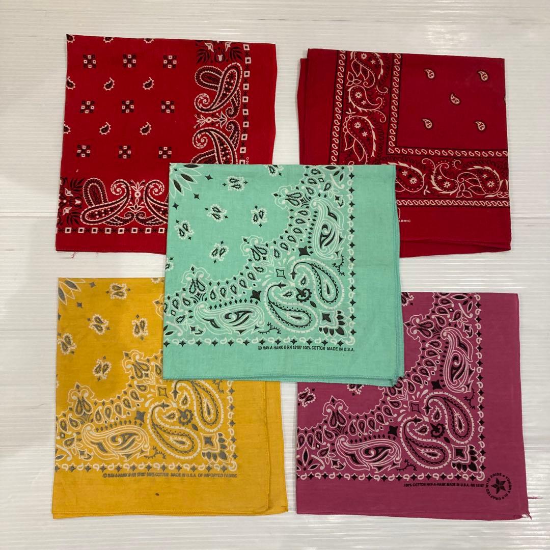 60s〜80s FAST COLOR ビンテージ バンダナ まとめ売り USA - メルカリ