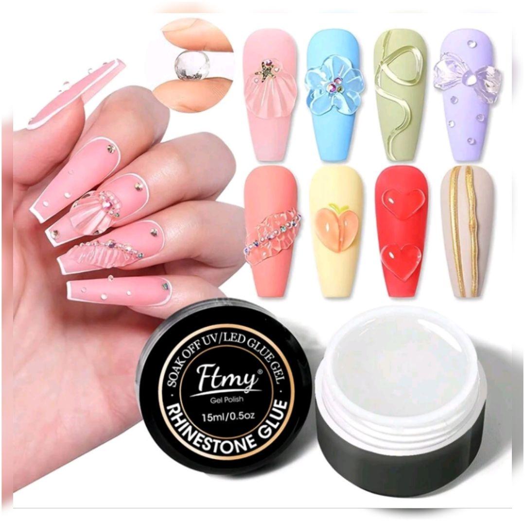 15ml 3Dカービング 粘土ジェル クリアカラー ソリッドジェル ネイル