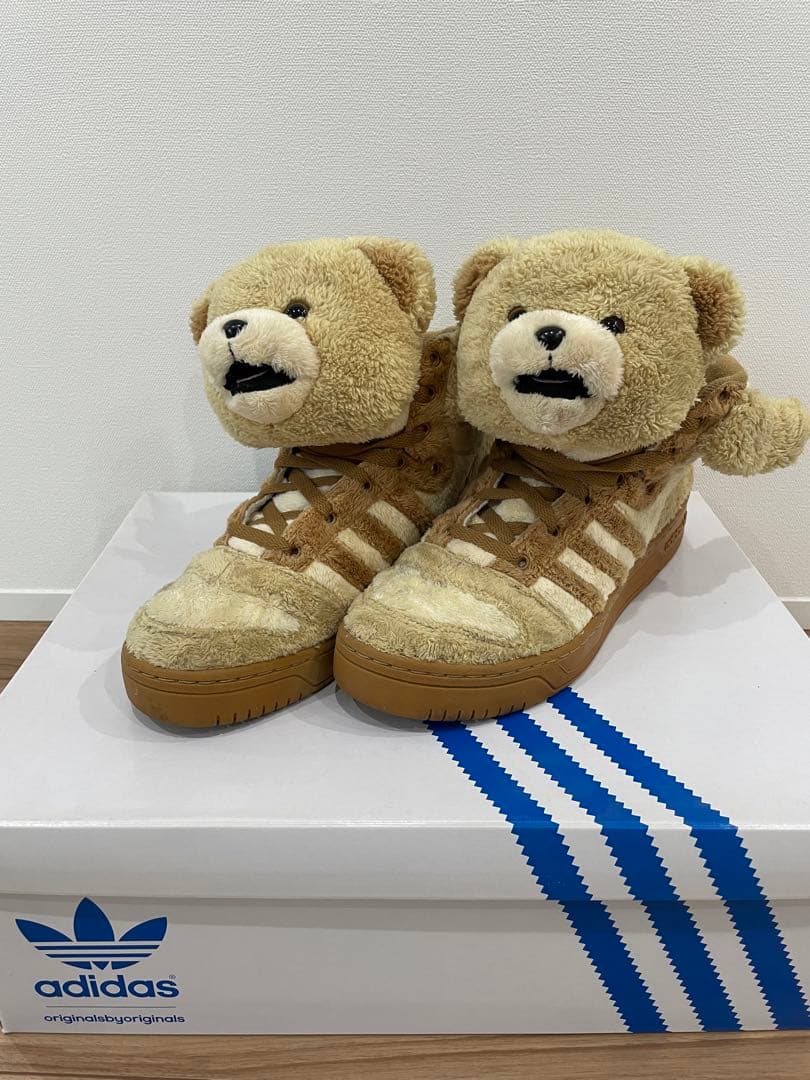 希少☆adidas×jeremy scottスニーカーベアbear 29.5cm - メルカリ