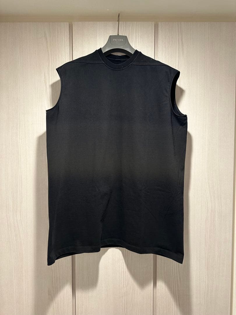 Rick Owens TARP T ブラック S RICK OWENS - 【24SS】ノースリーブ オーバーサイズ Tシャツ / TARP T