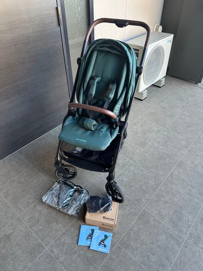 【早い者勝ち】MAXI COSI LEONA2 TWILLIC GREEN Maxi-Cosi Leona² – Ultra compact pushchair