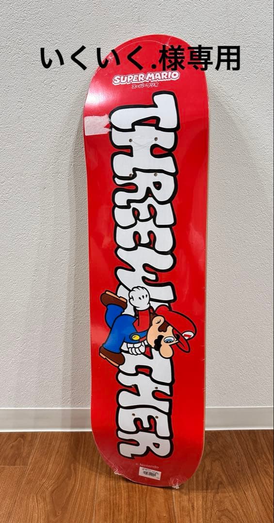 【新品】THREEWETHER スーパーマリオ スケートボード デッキ THREEWEATHER”と“PARCO × SUPERMARIO”のコラボレーションスケート
