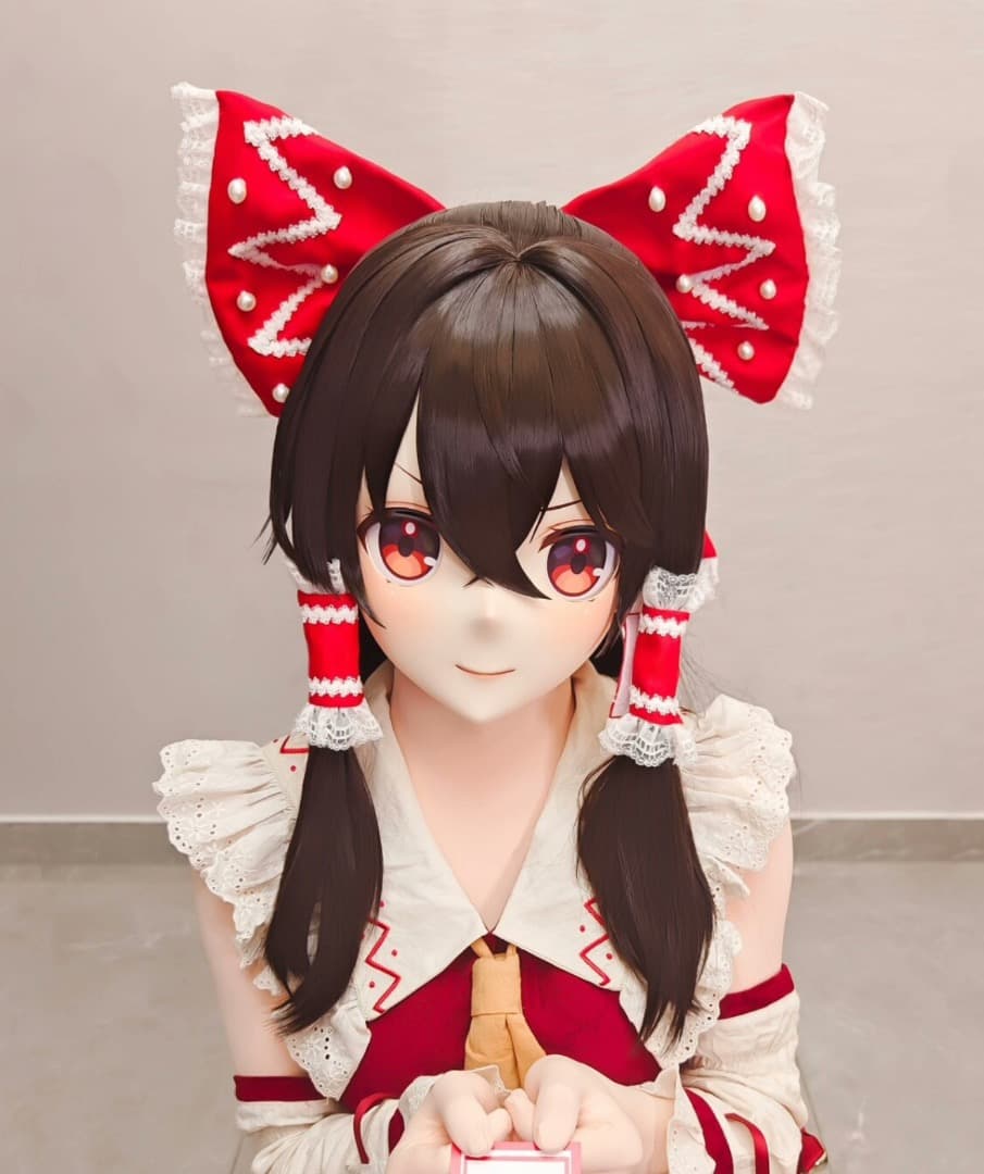 東方Project 博麗霊夢全頭面 着ぐるみ マスクkigurumi 河妖工房 - メルカリ
