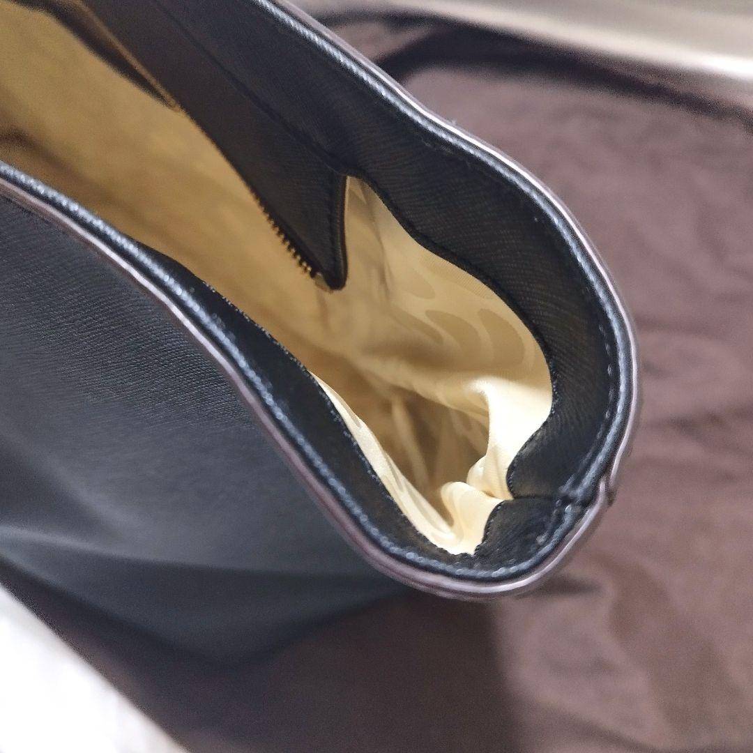 美品】ケイトスペード トートバッグ サフィアーノレザー ブラック