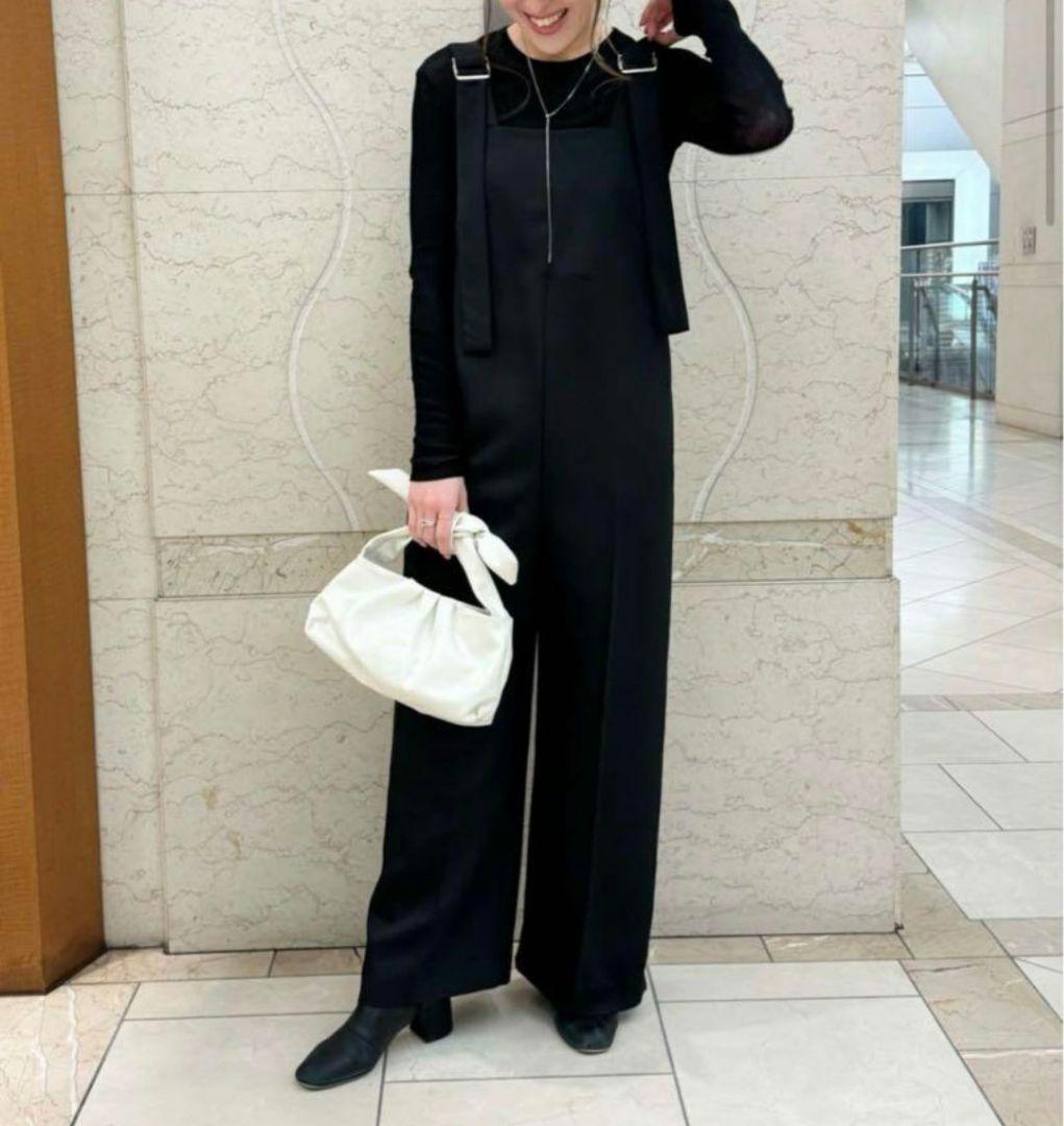 ☆美品☆《NOBLE》24SS サスペンダー オールインワン 36