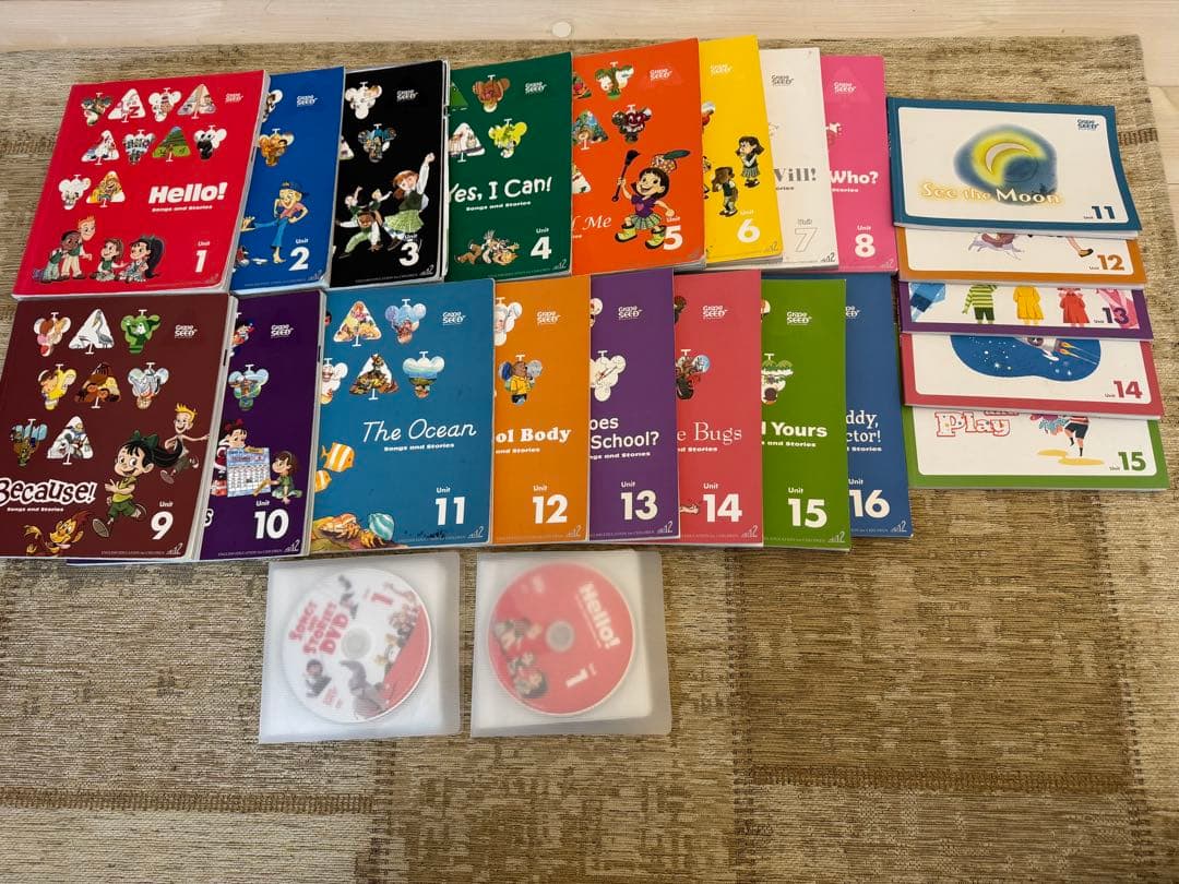 グレープシード grapeSEED 英語教材 1〜16 CD.DVDセット - メルカリ