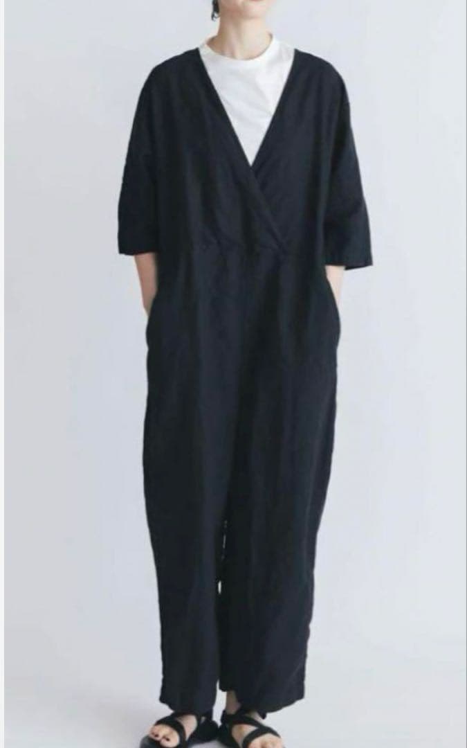 Gauze# リネンアトリエオールインワン　くらすこと 軽やかに着られるオールインワン・サロペット｜天然素材のやさしい装い
