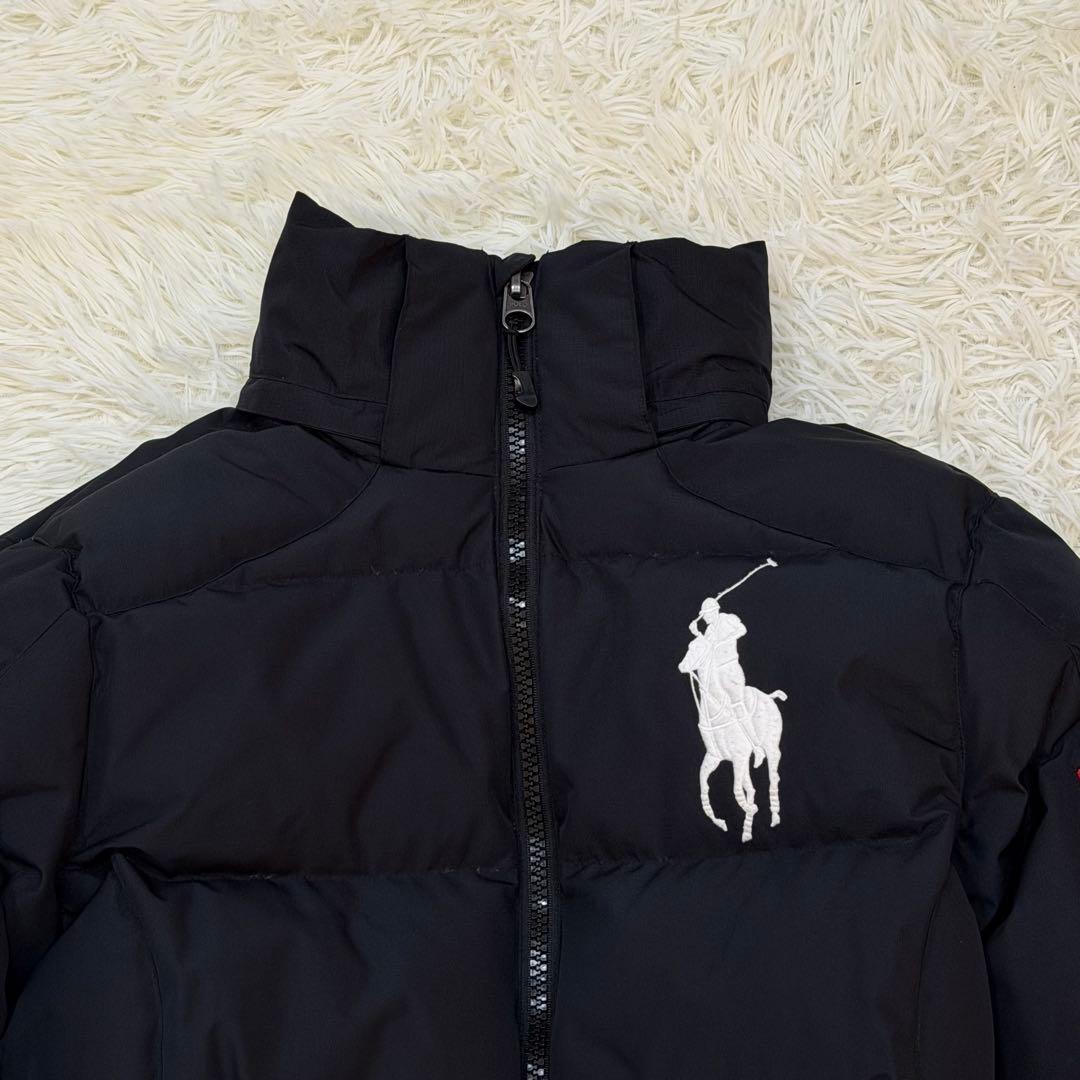 1951 ポロラルフローレン ダウンジャケット ビッグポニー XS 黒 赤
