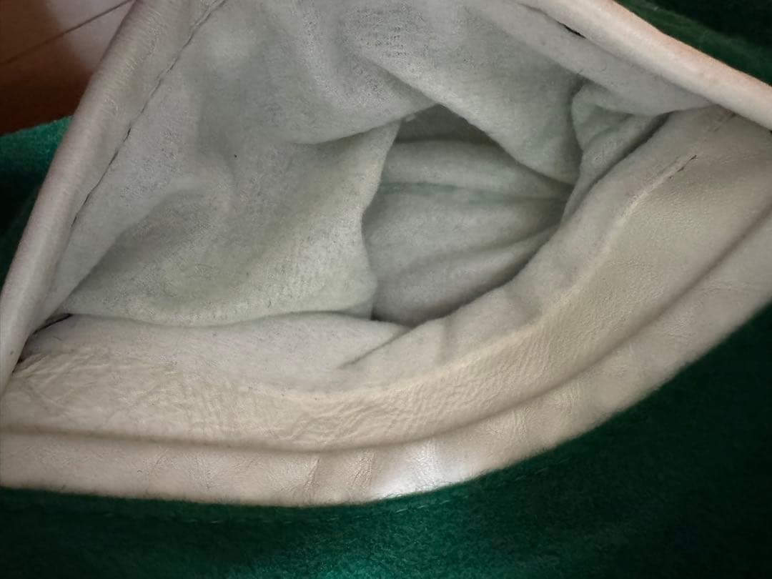 80s \"DeLONG\" デロング made in usa 緑色 スタジャン