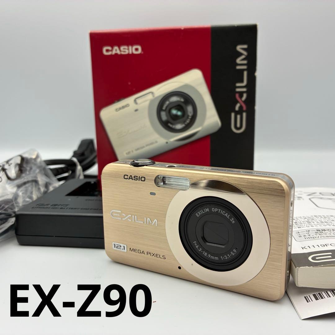 美品★ EXILIM EX-Z90 CASIO コンデジ 箱 ゴールド Amazon | CASIO デジタルカメラ EXILIM EX-Z90 ゴールド EX-Z90GD