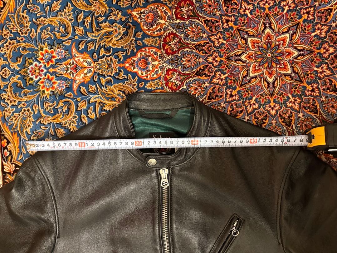 超美品✨希少schott 244US Tallラムレザー38インチ - メルカリ