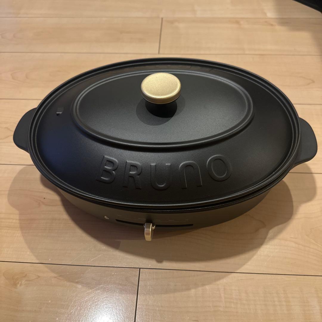 BRUNO ブルーノ　オーバルホットプレート・ブラック 楽天市場】【P10倍】【BRUNO 公式】 ホットプレート 鍋 ブルーノ