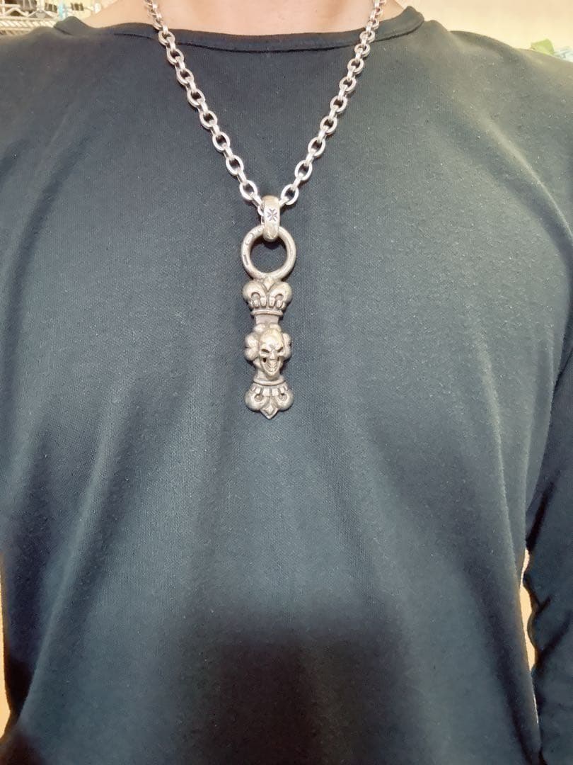 重量級52.1グラム　ガボールタイプ　スカルペンダントトップ　silver925 楽天市場】【Gaboratory ガボラトリー】Skull on snake pendant/H.W.O