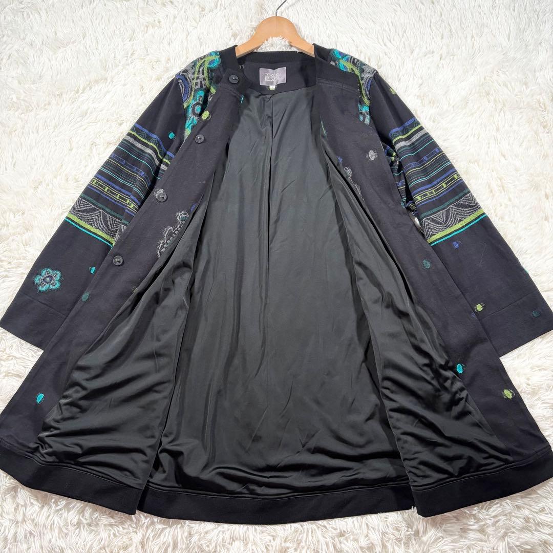 TOKUKO 1er VOL トクコ カーディガン 羽織りもの お花 蝶々 9号