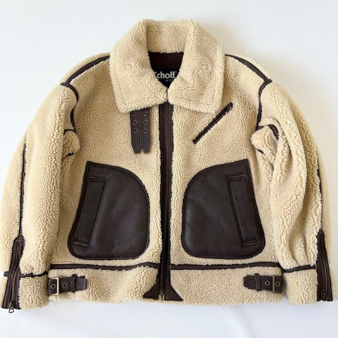 Schott × FREAK'S STORE 別注B-3 フライトジャケット - メルカリ