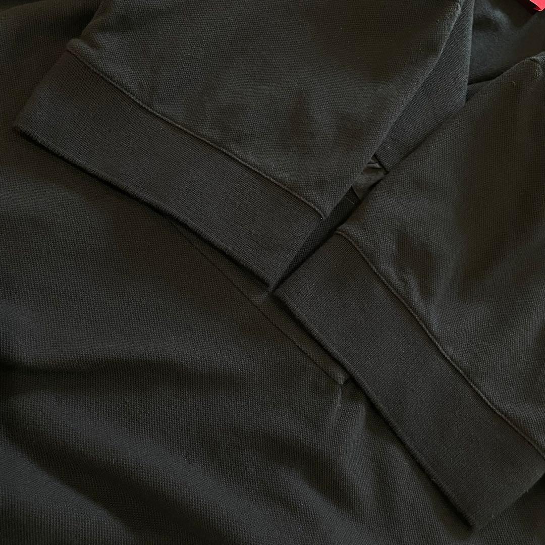 ヴィヴィアンウエストウッド ラブフリルポロシャツ オーブ刺繍 半袖 黒